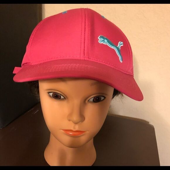 Puma evercat SnapBack women’s hot pink/teal baseball cap - Picture 1 of 8
